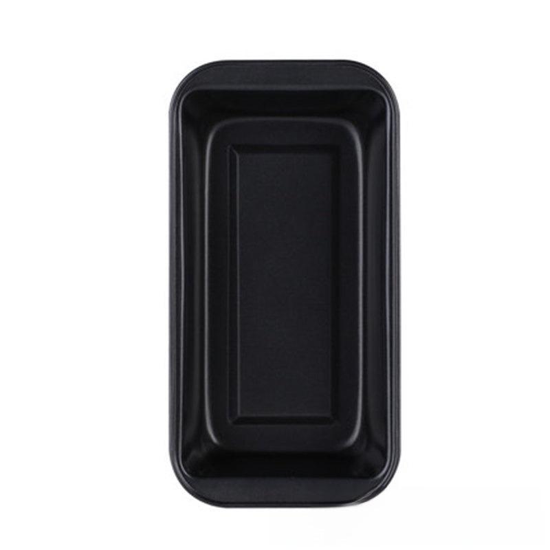 Golden Non-Stick Corrugated Toast Box with Lid - 450g Bread Baking Mold for Oven Use