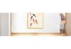 Slim Vertical Self-Adhesive Mural: Elegant Decorative Sticker for Entrance Hall or Corridor