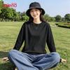 Baleno Women's Pure Cotton Loose Fit Long Sleeve T-Shirt
