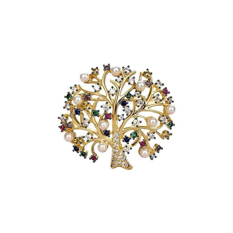 Lucky Money Tree Brooch - Women s Design-Inspired Unique Sweater and Suit Brooch - High-End Sense Pin