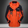 Men's Windbreaker Set: Cold-Resistant, Waterproof & Windproof Outdoor Ski & Mountaineering Jacket with Cotton Padded Liner
