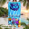 Blox Fruits Beach Towel, Personalized Custom Text, Quick Dry Soft Large Towel For Swimming Pool Travel