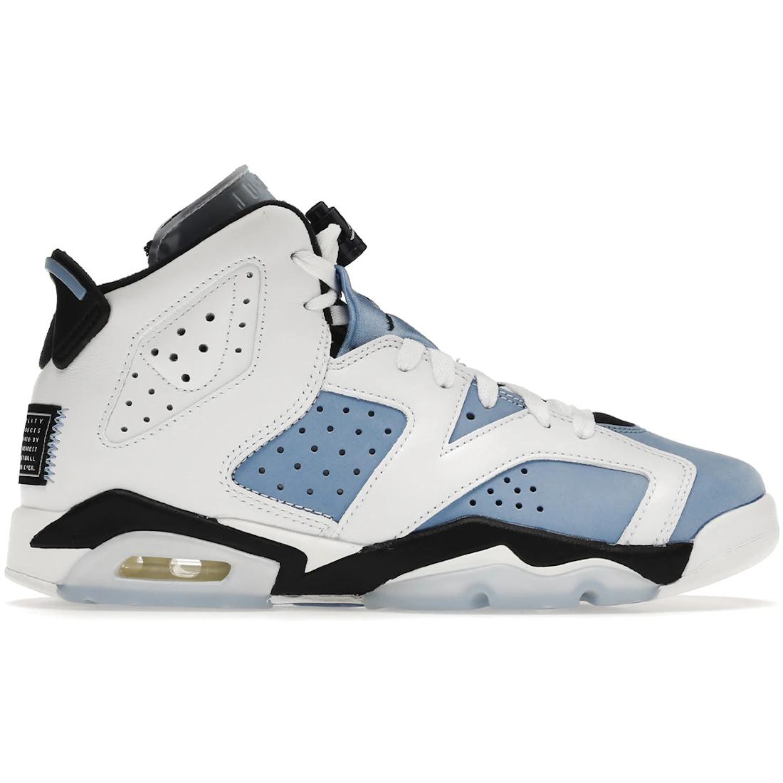 

Sneaker Jordan 6 Retro UNC White (GS)(384665-410) 36