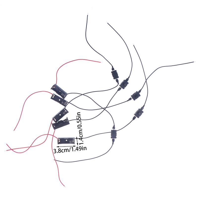 5PCS 23A Battery 12V Clip Holder Box Case Black High Quality For 23a Mn21 Ms21 Car Remote Control Battery Box