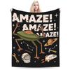 Project Hail Mary Amaze Amaze Amaze Blanket Fleece All Season Multifunction Super Warm Throw Blanket for Sofa Couch Bedspreads