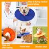 Oxford Cloth Pet Neck Cone Adjustable Cat Cone Elizabethan Collar Pet Recovery Collars  Cats
