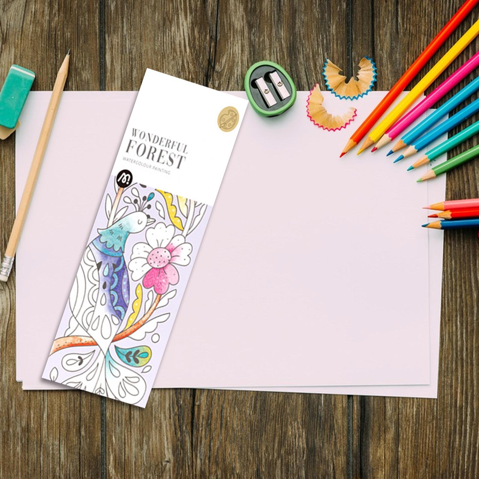 

Акварельная иллюстрированная книга для детей 4-8 лет, карманная акварельная иллюстрированная книга Искусство и творчество для малышей, набор акварельных книг One Size