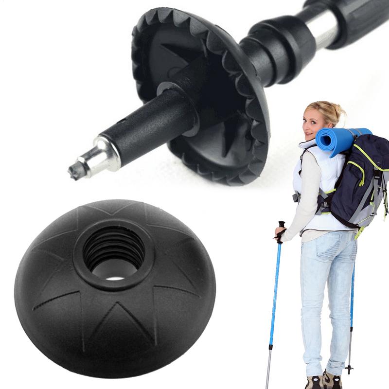 Schlammkörbe für Wanderstöcke 2x Runde Schnee-Ski-Schlammkörbchen Spitzen Schutz Wanderstockspitzen Gehstock Ersatzzubehör