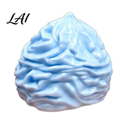 Soft Cream Toy Stress Relief with Building Blocks Shapeable Crunchy Squeeze Sensory Ball Slow Rising for Kids and Adults Ice