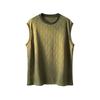 Casual Versatile Top Rhombus Breathable Sleeveless Top