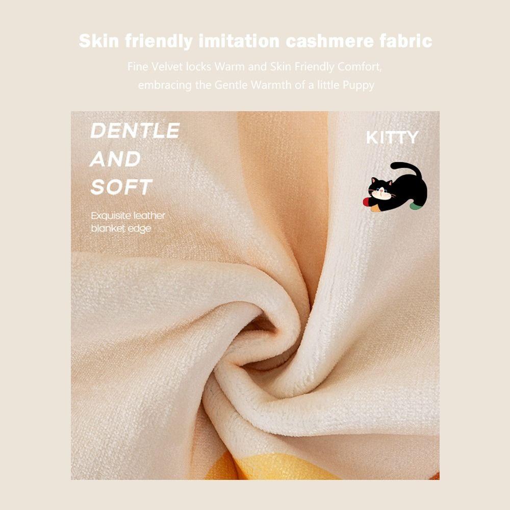 Imitation Cashmere Dining Chair Pad Anti-slip Seat Cushion Cute Chair Cushion  Home Seating