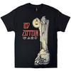 Camiseta Led Zeppelin Escalera al Cielo Hermit Logo de la Banda nuevo Oficial para Hombre Unisex Negra