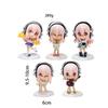 Figurine Anime 10CM Super Sonico Maillot de Bain de Travail Costume Châssis Modèle Version Q Poupées Jouet Durable Cadeau Ornement Emballé Matériau PVC