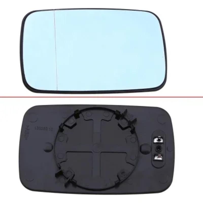 Auto auto levá/pravá strana vyhřívané sklo zpětného zrcátka pro BMW E46 4dveřové 1998-2006 Modrá čočka zrcátka Coche Espejo