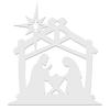 Christmas Baubles 10 Pieces White Pendants for Children Christmas Decorations