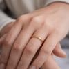 2MM Dünne Ringe Langlebige Titanstahlringe Punk Stapelbare Schlichte Bandringe Midi Ring