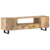 Day and Night - Day and Night TV Cabinet Made of Solid Mango Wood 160x30x45 Cm
