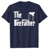 Funny Bee The BeeFather T Shirt Beekeeping Beekeeper Graphic Cotton Streetwear Short Sleeve Gifts Bee Lover Tshirt Men