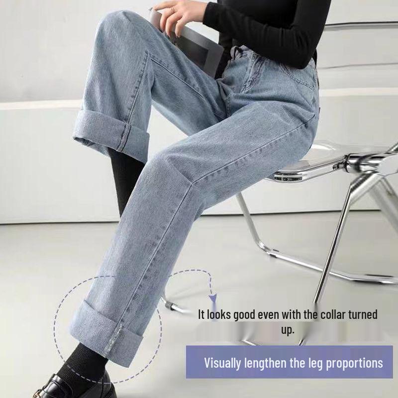 

Women s High-Waisted Straight Leg Jeans: Slimming, Body-Shaping, for Petite Frames; Loose, Long-Leg Look, Cropped Student Style. 25 XS, 75/84 lbs