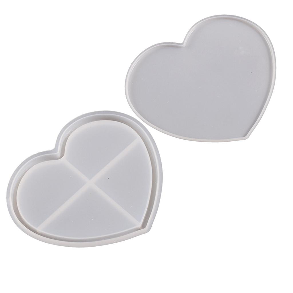 Żywica epoksydowa kwadratowa okrągła miłość pięcioramienna gwiazda ruchomy piasek wisząca DIY ramka na zdjęcia silikonowa forma