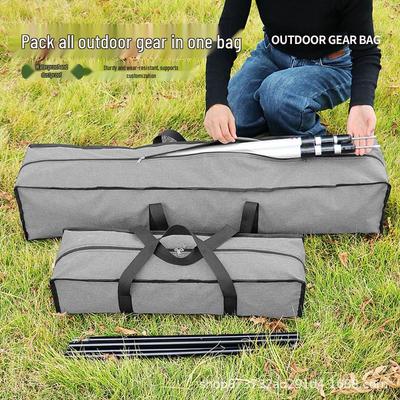 Waterproof Oxford Cloth Camping Storage Bag - Long Strip Design