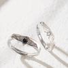 Angel and Devil Matching Rings for Women Open Adjustable Couple Friendship Ring