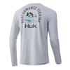 HUK Mens Long Sleeve Fishing Shirt UPF 50 Sun Protection Outdoor Sport Quick Dry Breathable Clothing