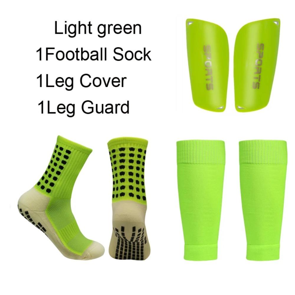 3pcs/set Comfortable Football Shin Pads Lightweight Football Ankle Socks Soccer Shin Guards  Mens