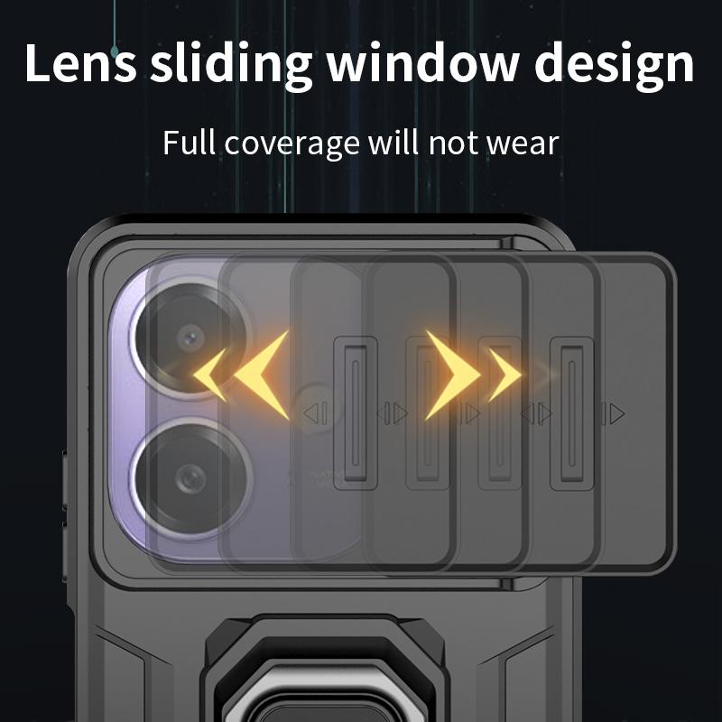 Armor Shockproof Case For OPPO A40 4G A40M A60 A80 5G A3 Pro A3x Protective Cover Magnetic Ring Stand Holder Coque Fundas Capa