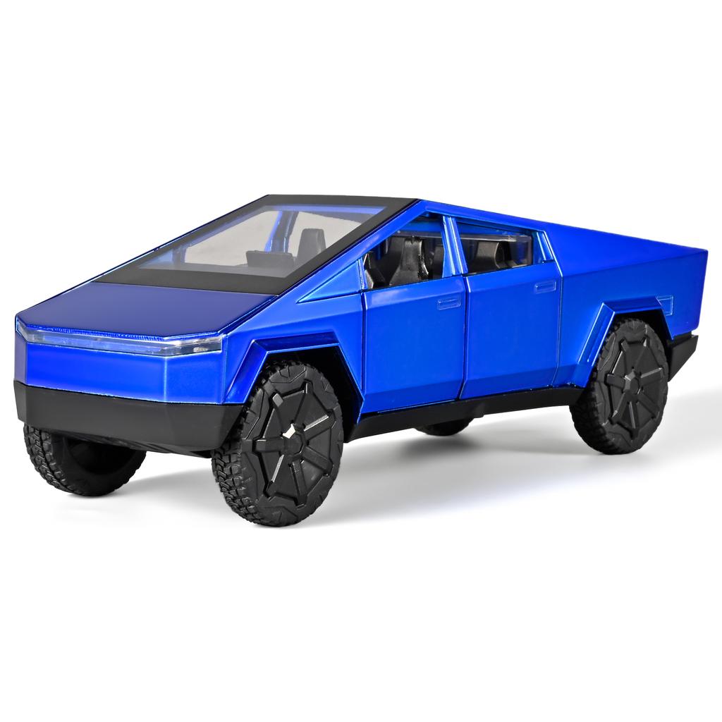 1:32 Cybertruck Toys Diecast Model Car Alloy Metal Pickup Truck Colorful Indoor Desktop Display Collection Game For Children Boy