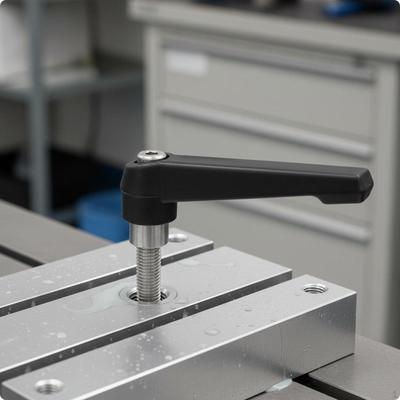 L Handle Screw 304 Stainless Steel 7Shape Knob Easy To Adjust Adjustable Clamping Lever M516
