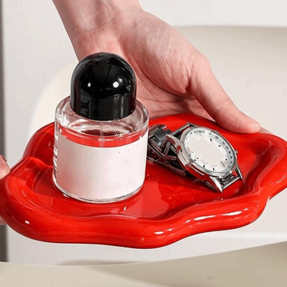 Ceramic Cloud Jewelry Tray Plating Ring Holder Jewelry Display Dish Key Holder