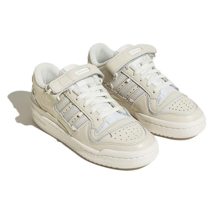 Adidas Originals Forum Casual Comfortable Low-Top Skate Shoes Unisex Sneakers Off-White HP2072