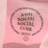 ANTI SOCIAL SOCIAL CLUB Made in USA Long sleeve Sweatshirts S pink Men's Used