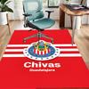 USA FC Polyester Carpet, Soft Indoor Mat for Office Chair, Living Room, Computer Desk - Decorative Home Office Rug Design