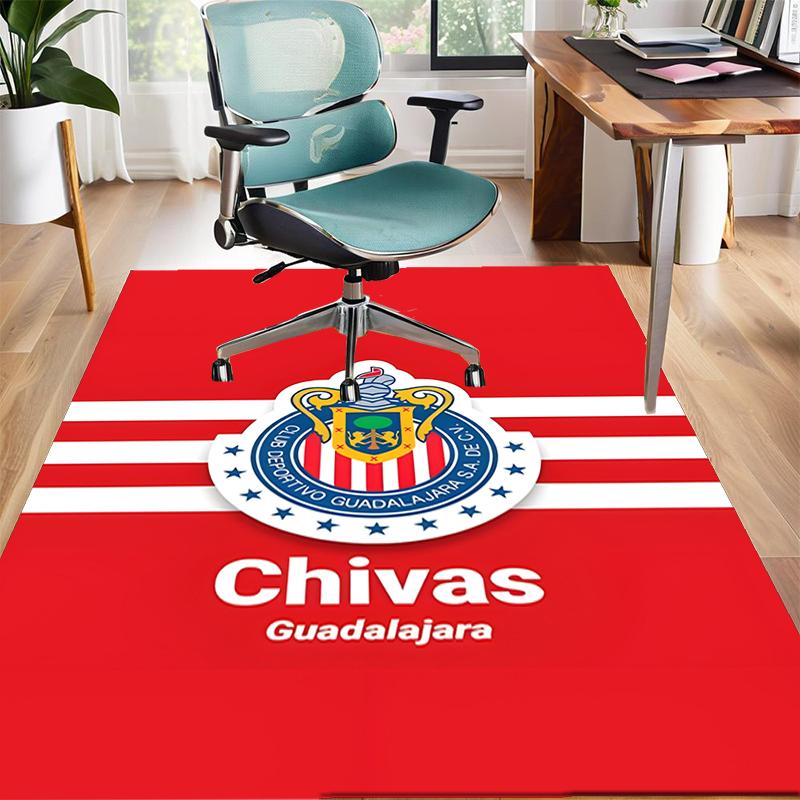 USA FC Polyester Carpet, Soft Indoor Mat for Office Chair, Living Room, Computer Desk - Decorative Home Office Rug Design