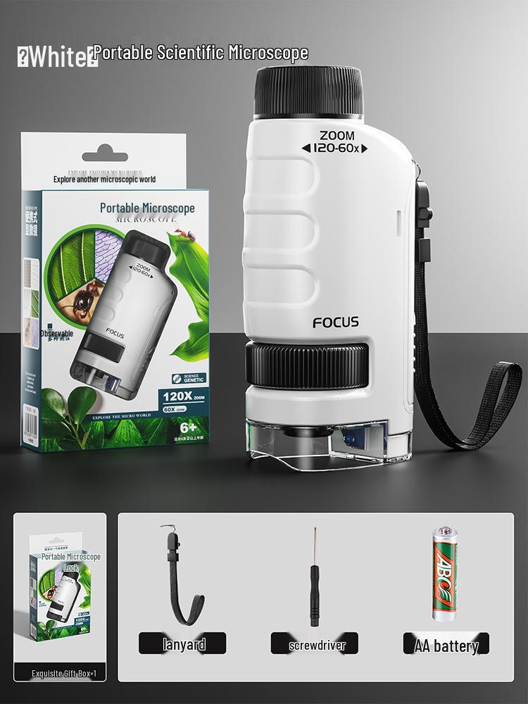 

Портативний дитячий мікроскоп з кліпсою для телефону - Ідеальний для наукових експериментів та ідентифікації ювелірних виробів