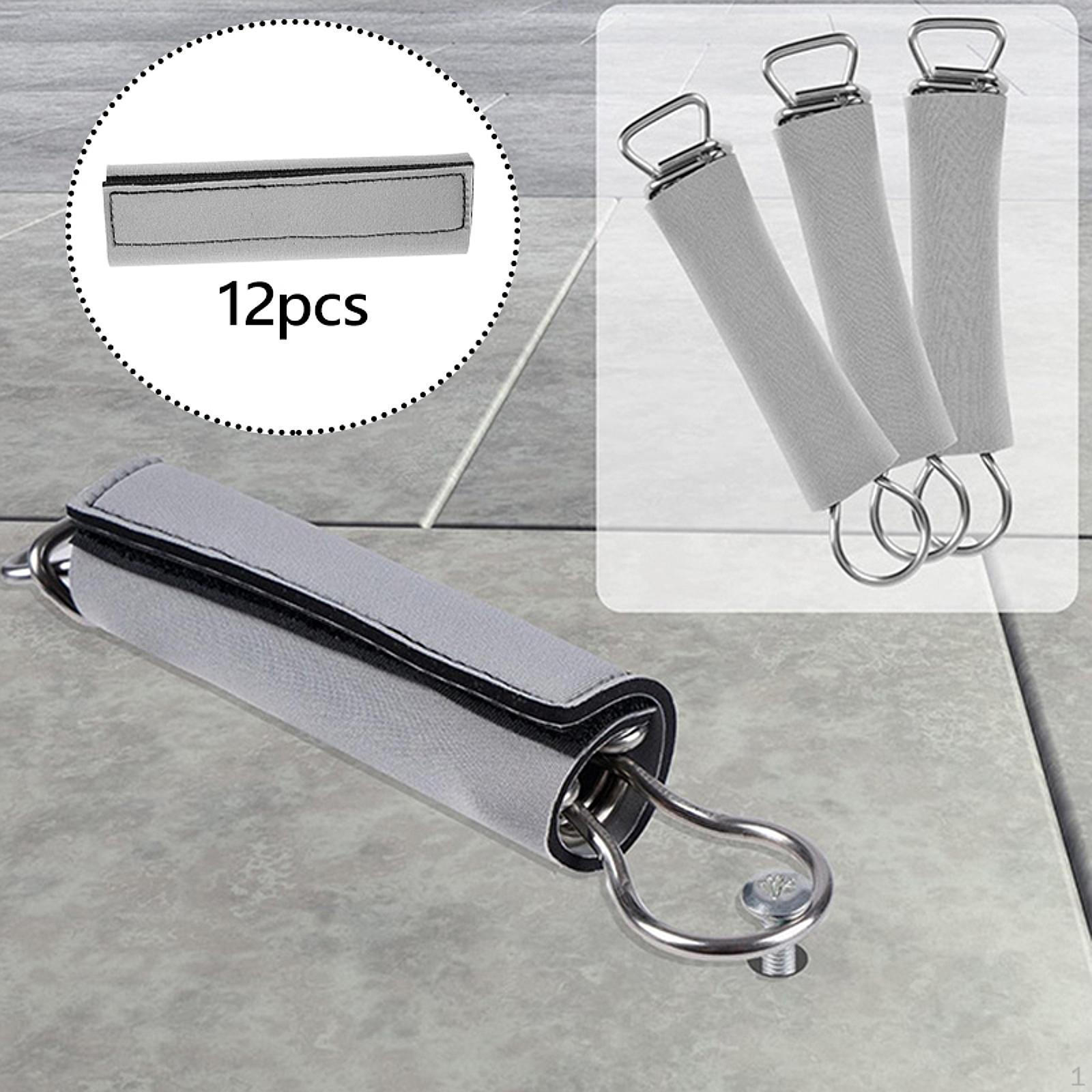 

Упаковка из 12 неопреновых чехлов для пружин покрытия бассейна, просты в использовании серый