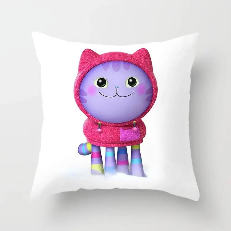 45X45cm Kids Gabbys Dollhouse Gabby Cats Pillowcase