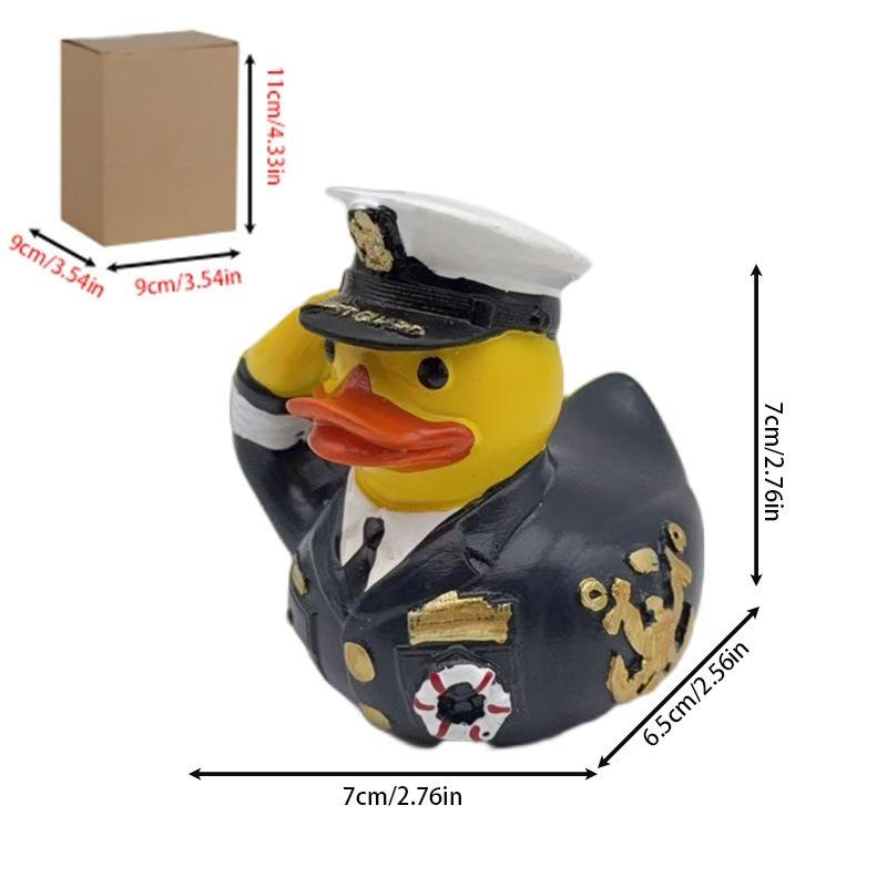Anatra Decorativa da Crociera - Opera d'Arte Anatra Capitano Marittimo