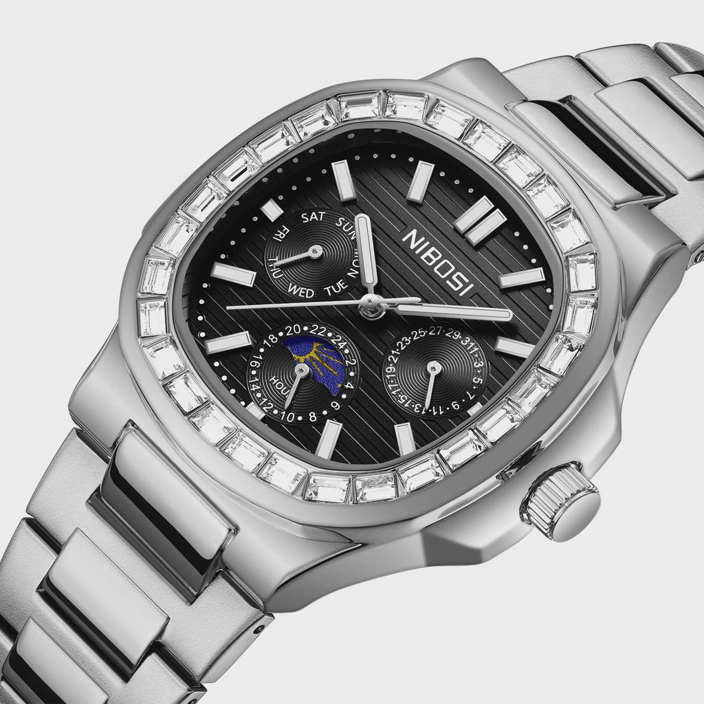 Fashion Men Watches Luxury Date Miyota Quartz Watch Men Waterproof Stainless Steel Male Clocks Reloj Hombre