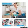 CLEANFIX Electric Cleaning Brush Battery Power Spin Scrubber Cleaning Set
