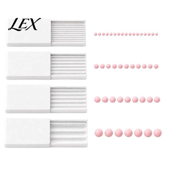 Miniature Decor Clay Tool 4Pcs 3D Print Gel Ball Maker Tools, Nail Art Bead Roller for Flowers, Small Precision Molds 2/3/4/5 Mm Sphere Shaper
