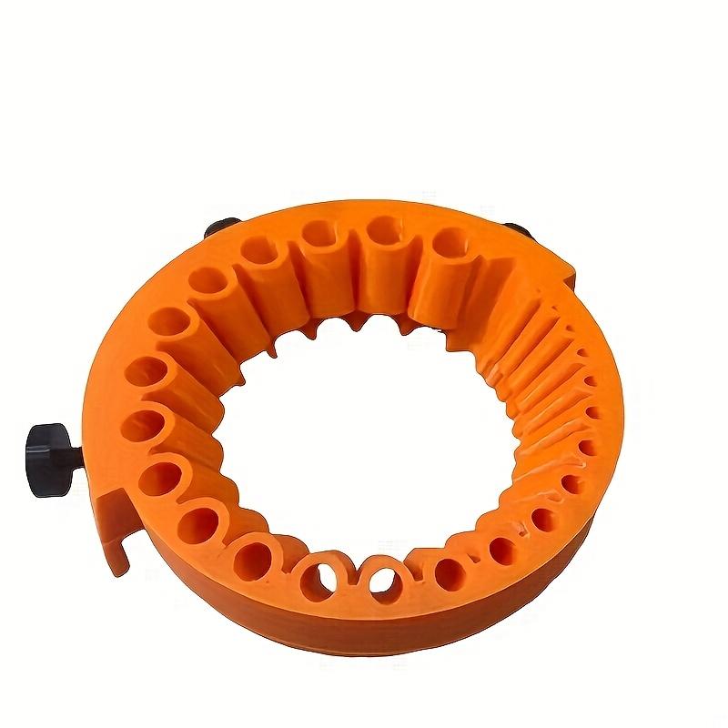 Green/black drill bit sharpener with 6 sharpening stations - Electric drill bit grinder, suitable for 2-13mm bits, durable plastic structure, ideal 