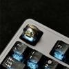 Astronaut Artisan Keycap Resin Custom Transparent Anime Personalized Keyboard Cap Gaming KeyCap for Keyboard Accessories Gifts