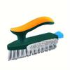 2 In 1 Slit and Floor Brush - Durable Plastic, Portable Design for Bathroom, Kitchen and Living Room Cleaning