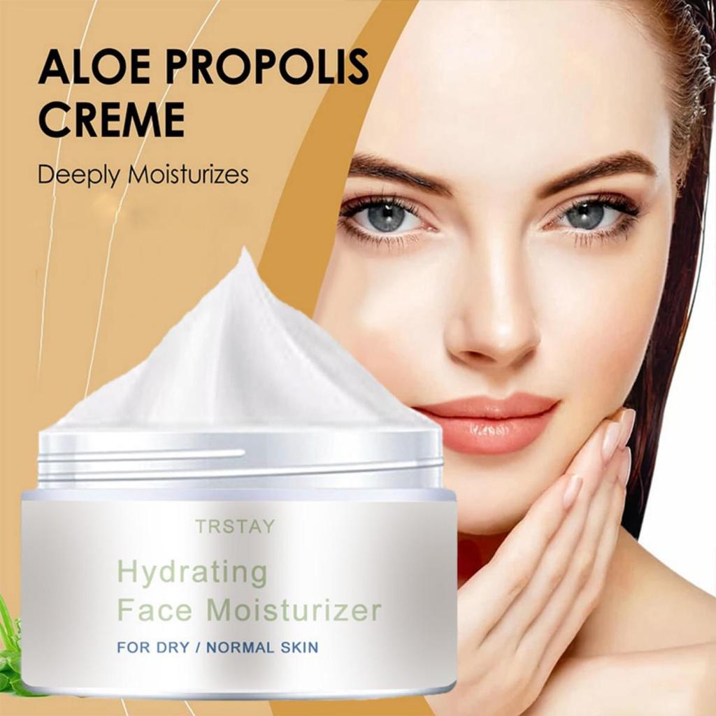 Cremă hidratantă facială care luminează și întărește pielea, hidratează pielea și reduce aspectul tern