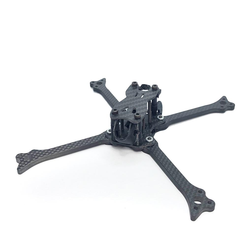 YSIDO 533 200mm 5inch Carbon Fiber Frame Racing Drone Frame Carbon Fiber X-type Split Kit for Five33 FPV RC Quadcopter Drone