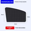 Magnetic Mesh Car Sunshade: Heat-Insulating Sun Protection Cloth