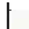 4 Piece Room Divider White 200 X 180 Cm